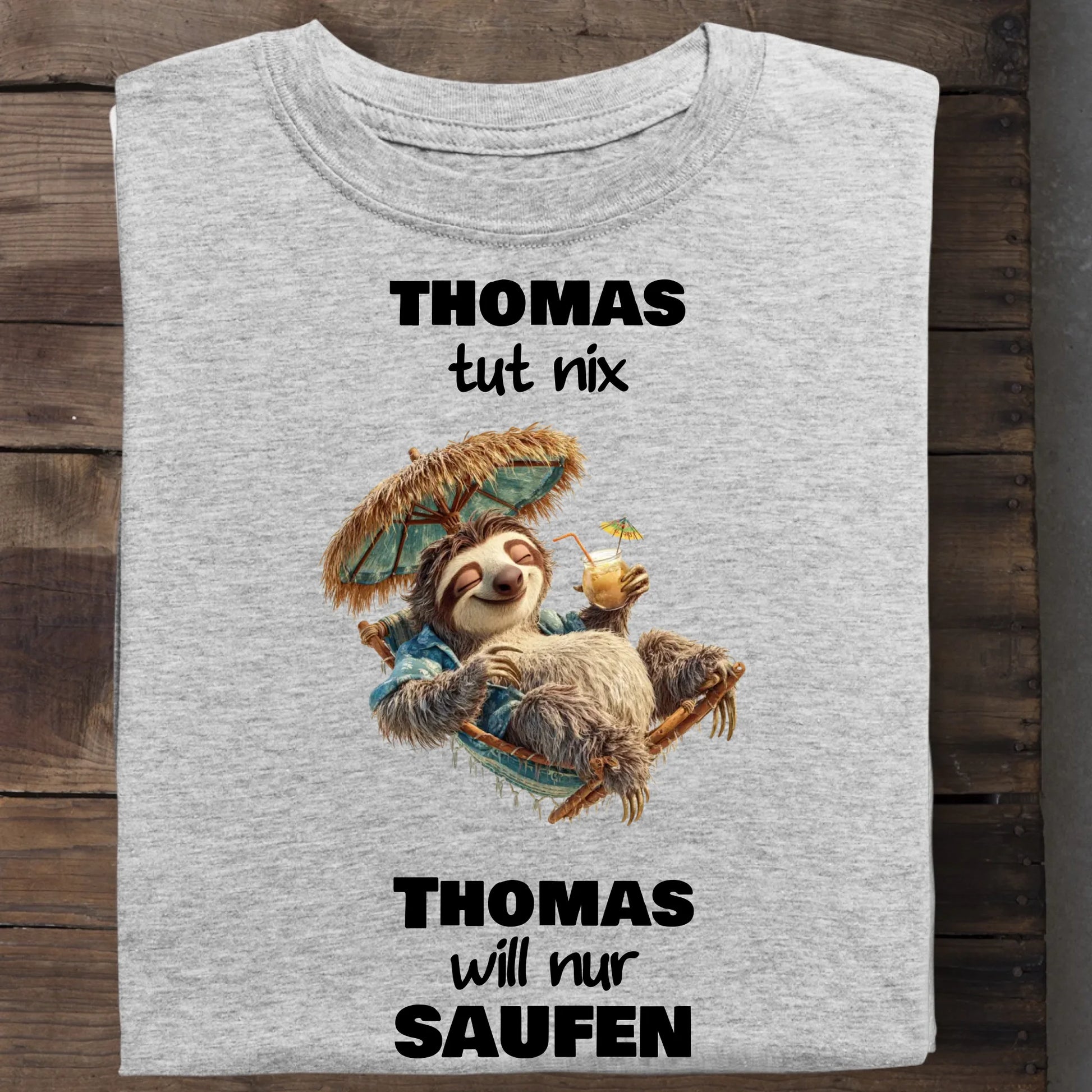 Nur saufen - Organic Men's Shirt (personalisierbar) Crafter T-Shirt ST ST Heather-Grey