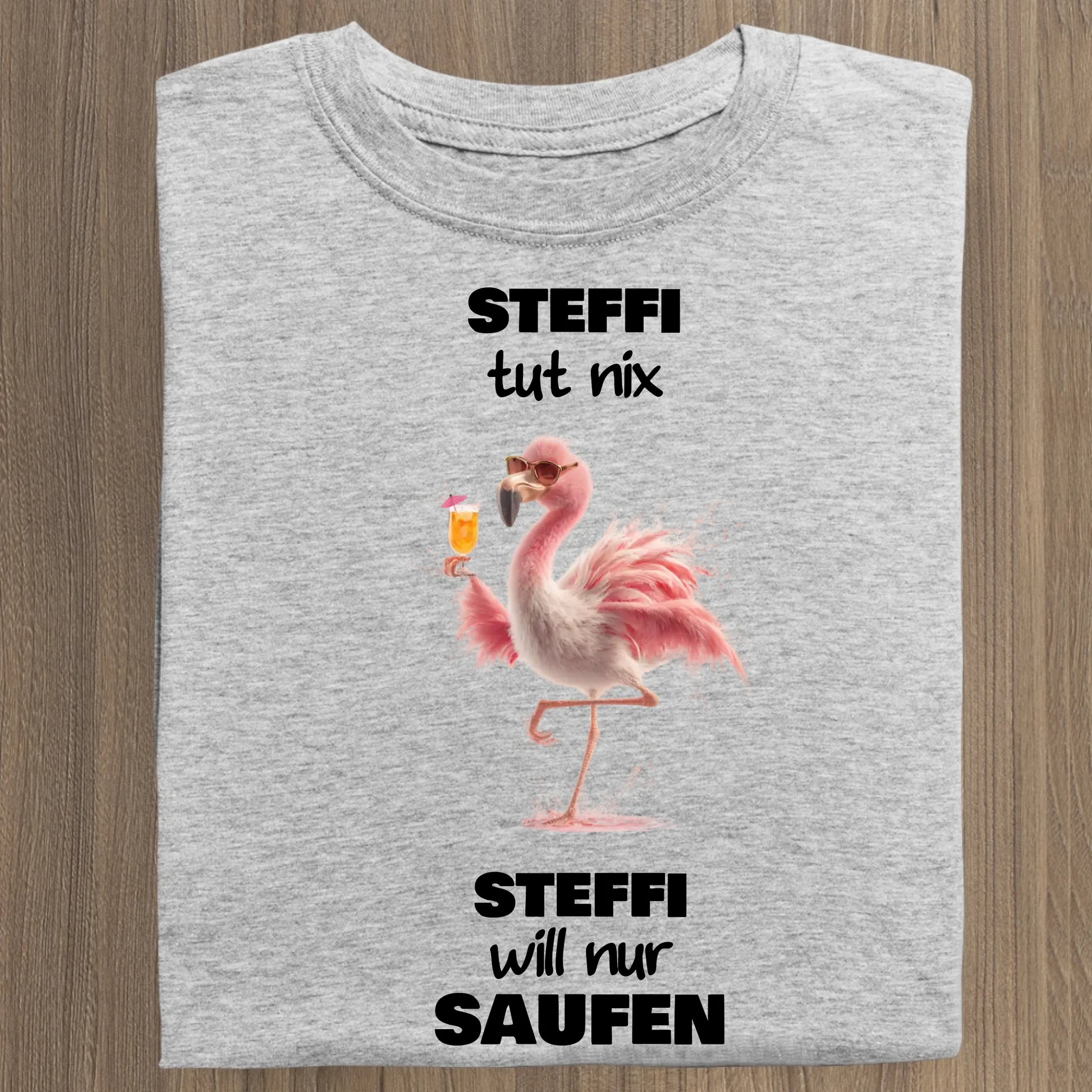Nur saufen - Organic Women's Shirt (personalisierbar) Serena T-Shirt ST ST Heather-Grey