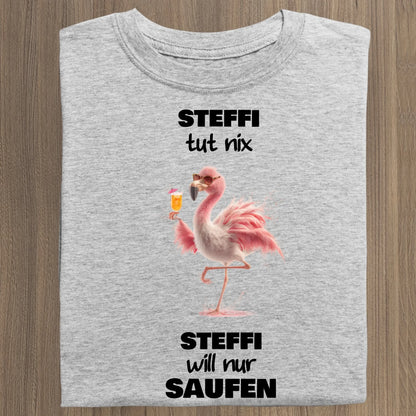 Nur saufen - Organic Women's Shirt (personalisierbar) Serena T-Shirt ST ST Heather-Grey