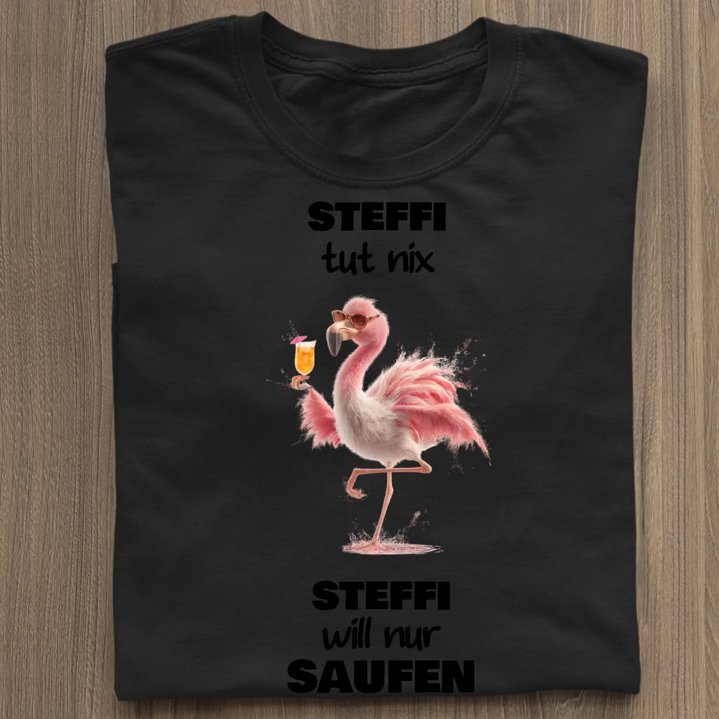 Nur saufen - Organic Women's Shirt (personalisierbar) Serena T-Shirt ST ST Black