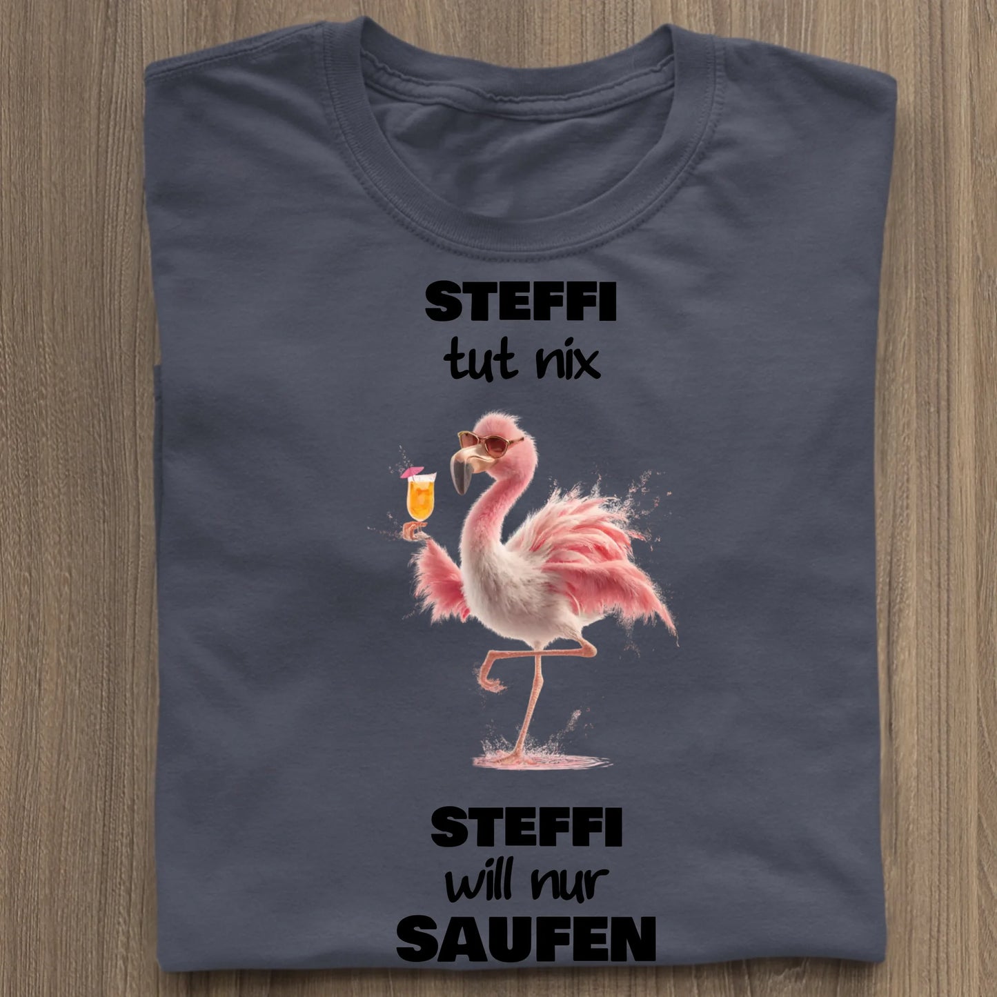 Nur saufen - Organic Women's Shirt (personalisierbar) Serena T-Shirt ST ST French-Navy