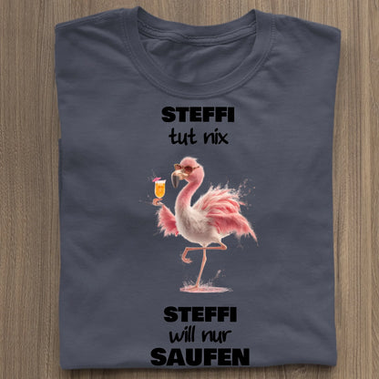 Nur saufen - Organic Women's Shirt (personalisierbar) Serena T-Shirt ST ST French-Navy