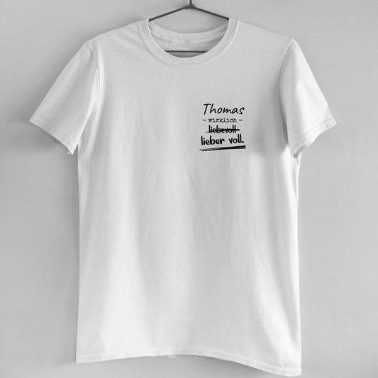 Lieber voll - Organic Men's Shirt (personalisierbar) Crafter T-Shirt ST ST