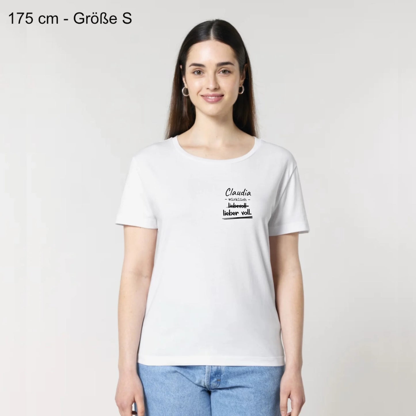 Lieber voll - Organic Women's Shirt (personalisierbar)