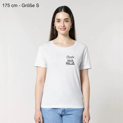 Lieber voll - Organic Women's Shirt (personalisierbar)
