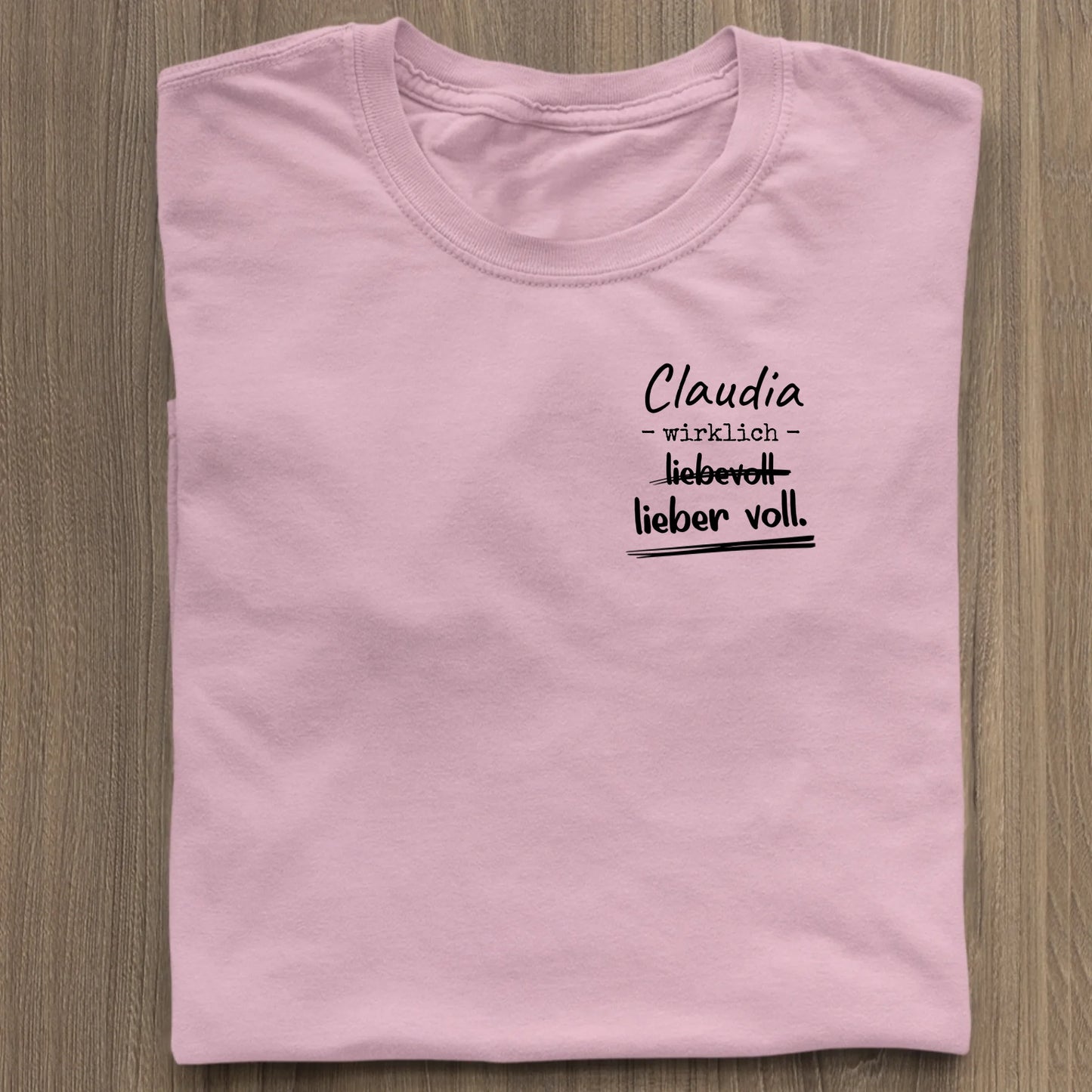 Lieber voll - Organic Women's Shirt (personalisierbar) Serena T-Shirt ST ST Cotton-Pink