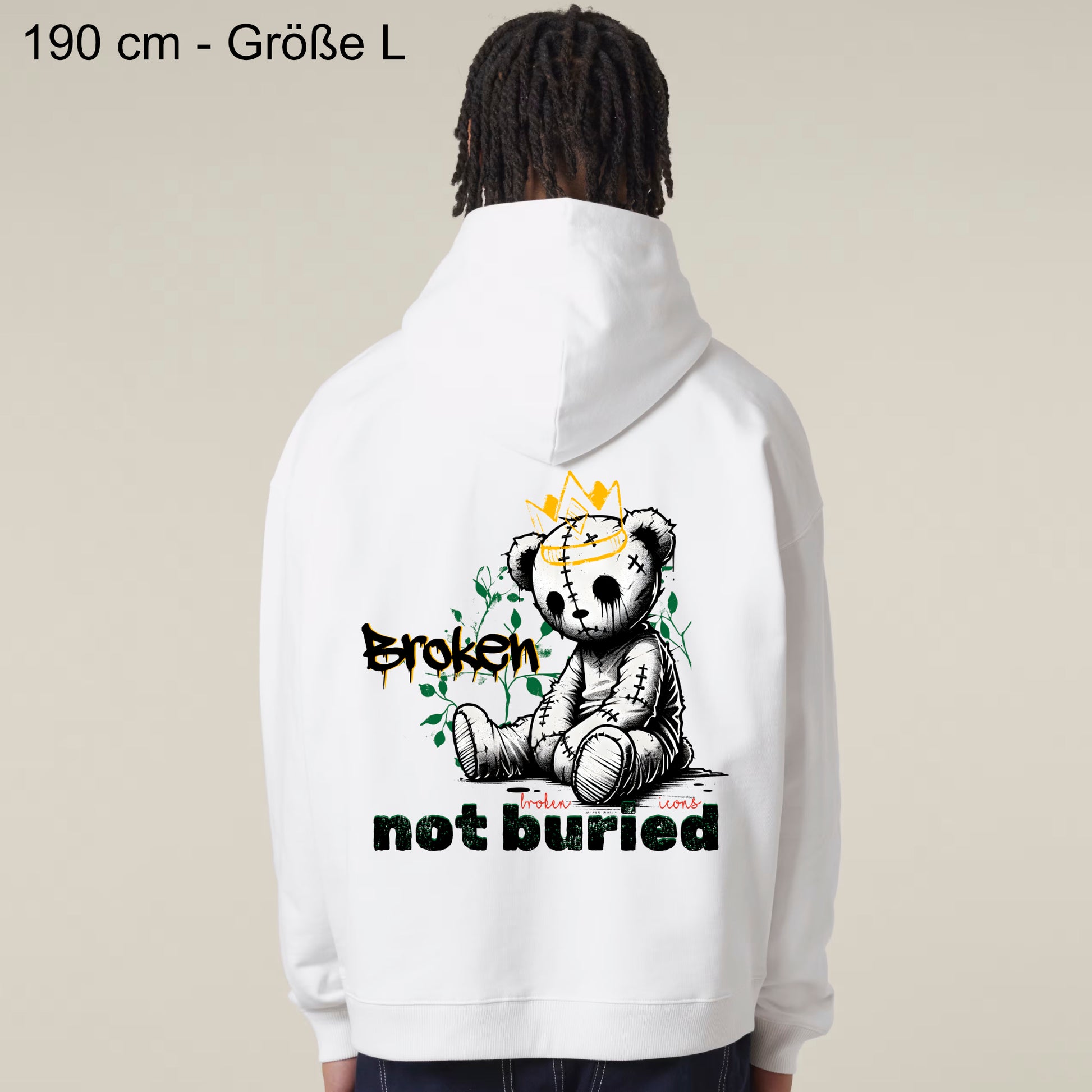 Broken - Organic Heavy Oversized Unisex Hoodie