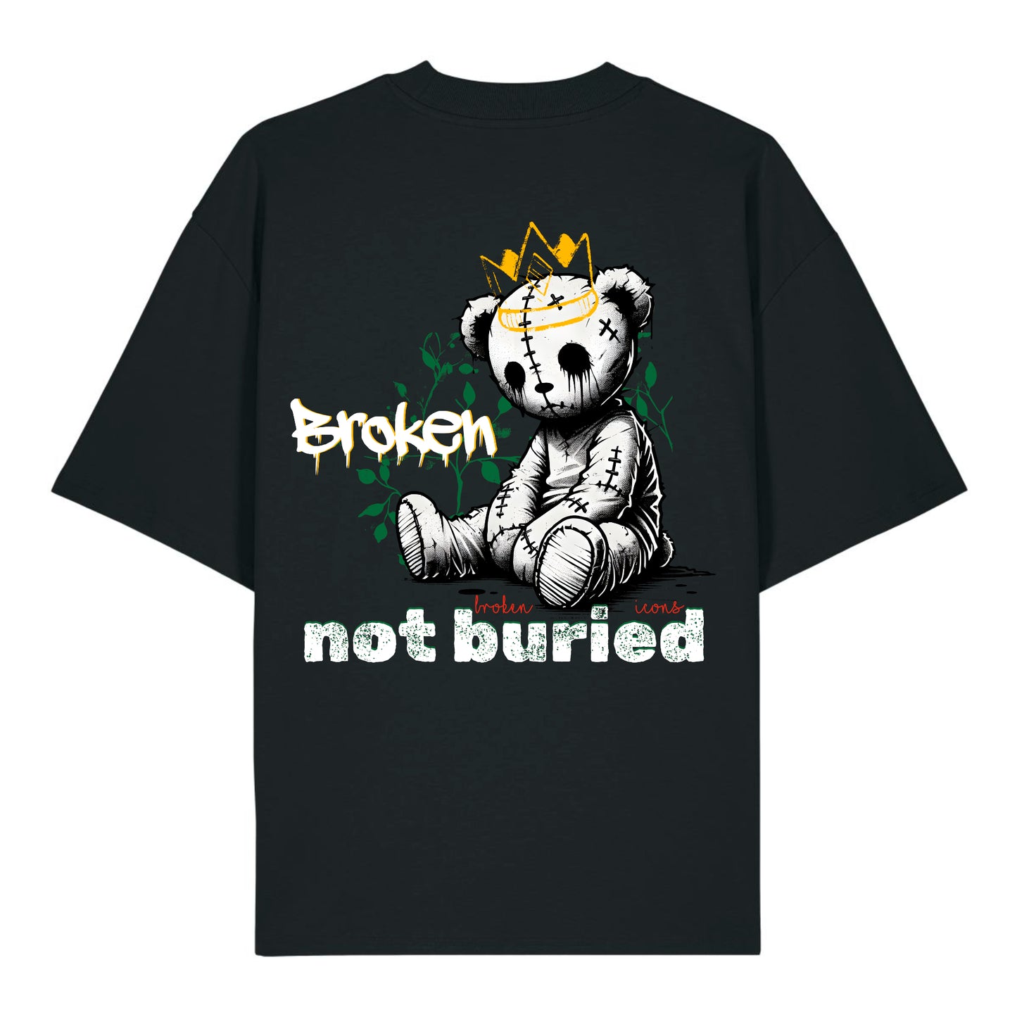 Broken - Organic Heavy Oversized Unisex Shirt Black