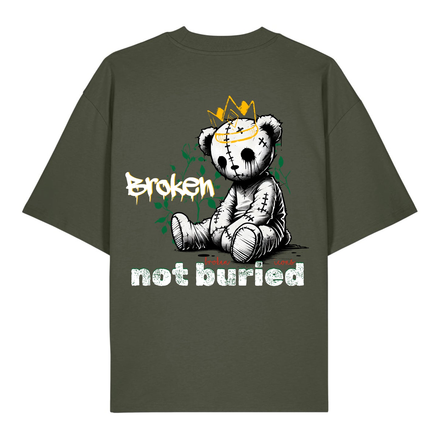 Broken - Organic Heavy Oversized Unisex Shirt Khaki