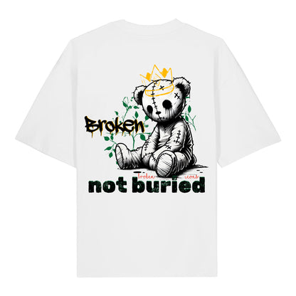 Broken - Organic Heavy Oversized Unisex Shirt White