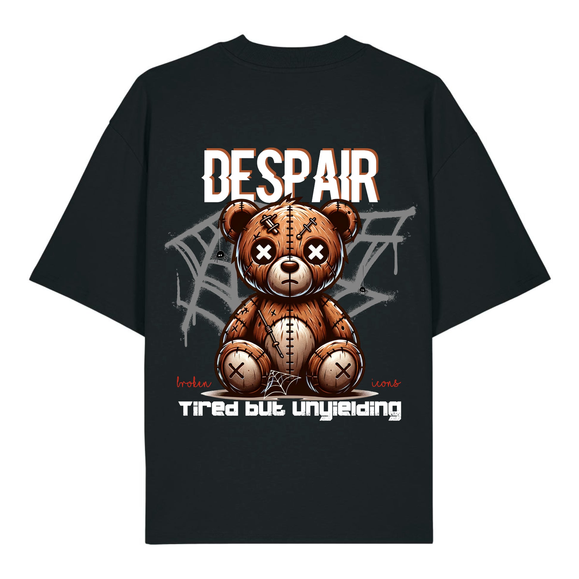 Despair - Organic Heavy Oversized Unisex Shirt Black