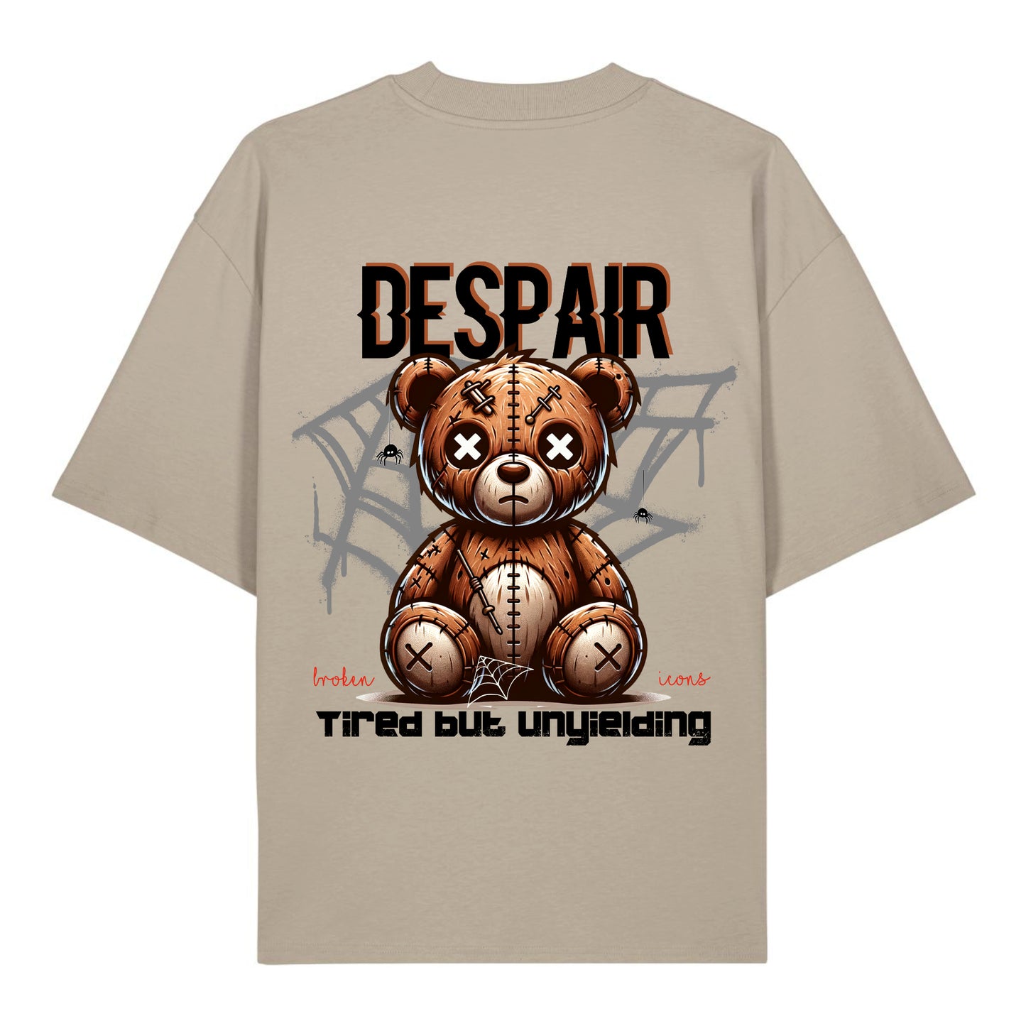 Despair - Organic Heavy Oversized Unisex Shirt Stone
