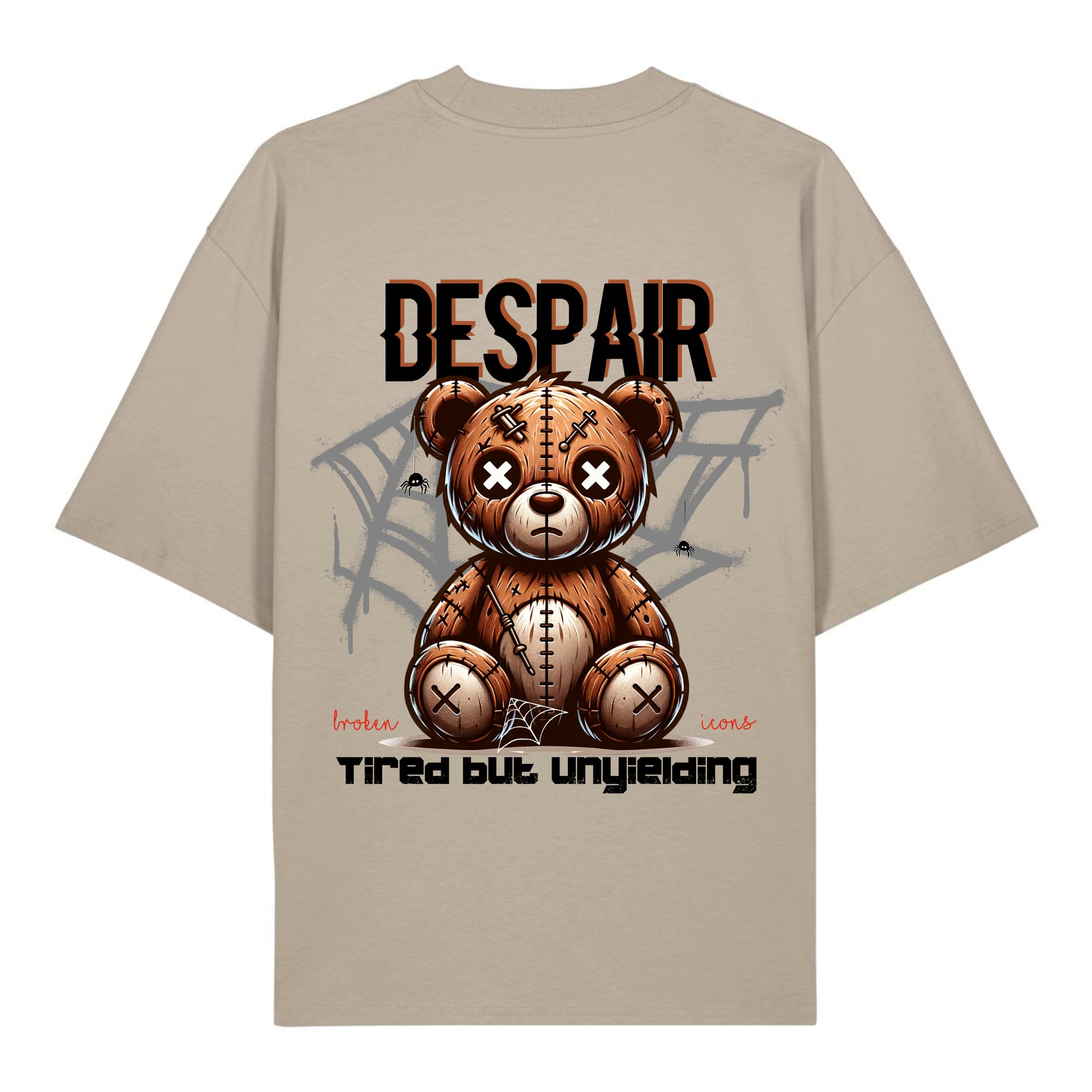 Despair - Organic Heavy Oversized Unisex Shirt Stone