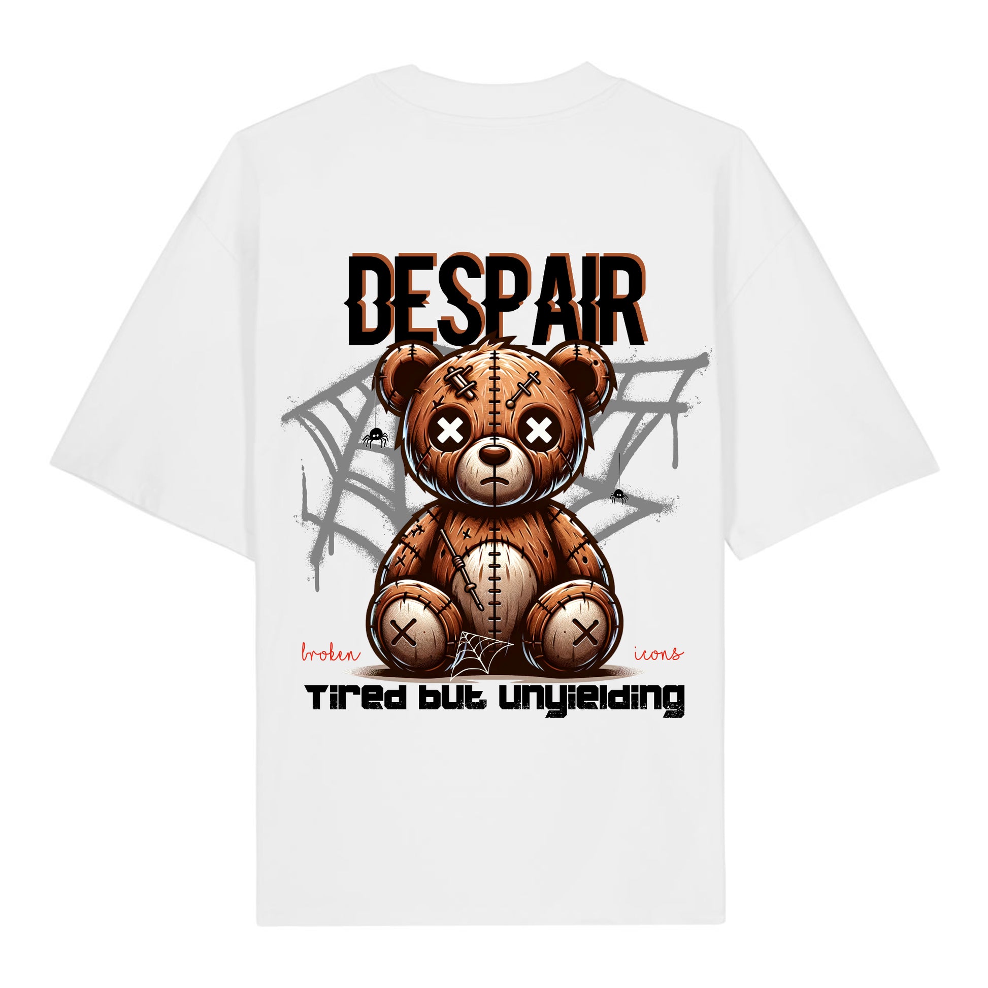 Despair - Organic Heavy Oversized Unisex Shirt White