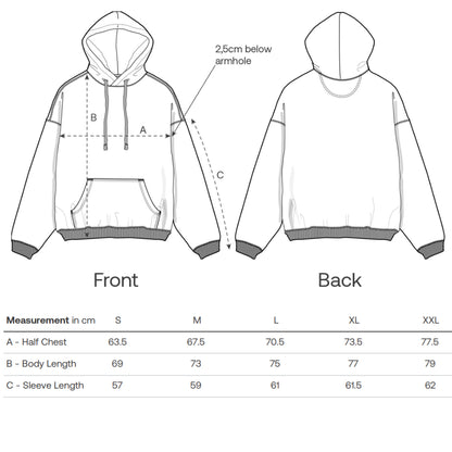 Despair - Organic Heavy Oversized Unisex Hoodie