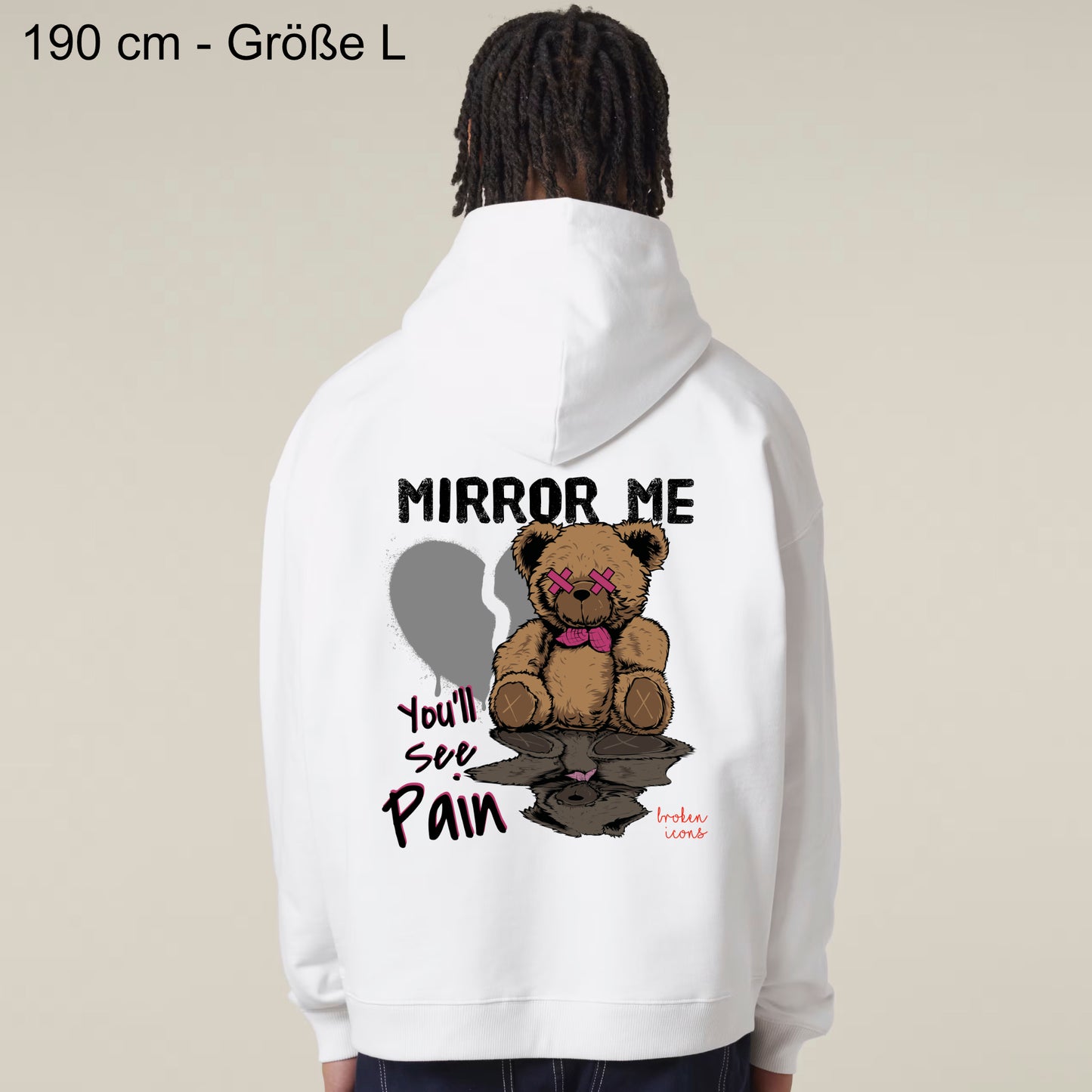 Mirror Me - Organic Heavy Oversized Unisex Hoodie