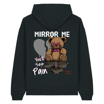 Mirror Me - Organic Heavy Oversized Unisex Hoodie Black
