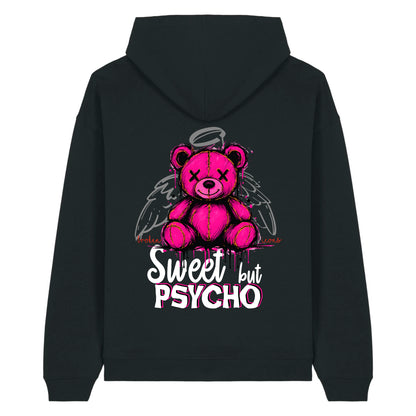 Sweet but Psycho - Organic Heavy Oversized Unisex Hoodie Black