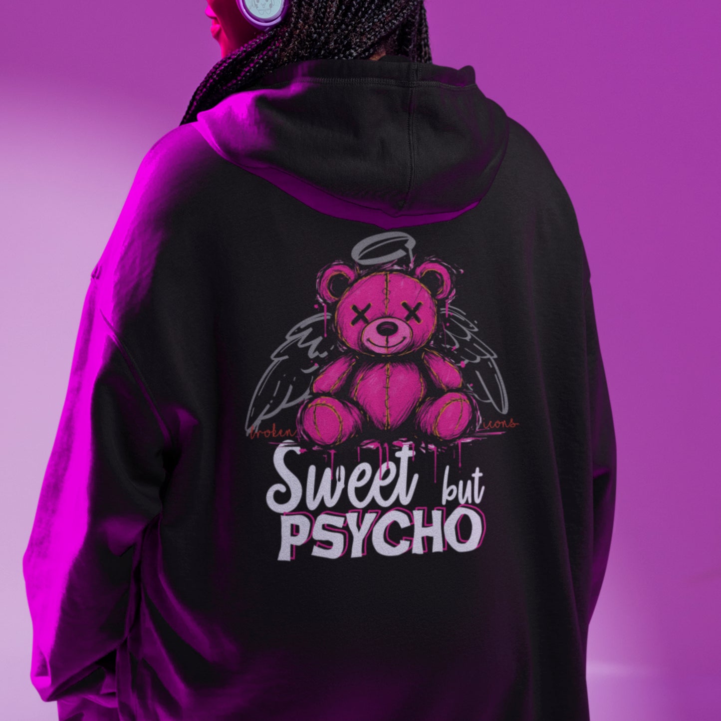 Sweet but Psycho - Organic Heavy Oversized Unisex Hoodie