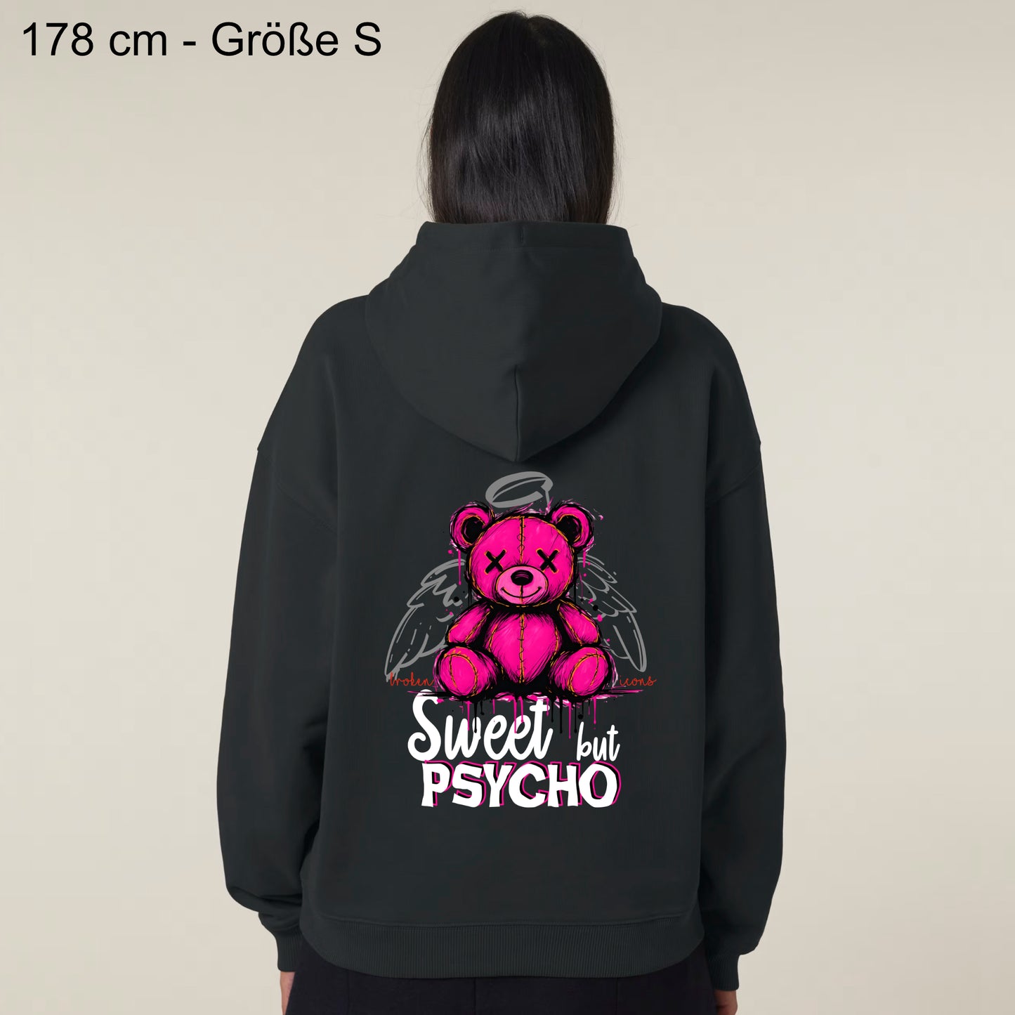 Sweet but Psycho - Organic Heavy Oversized Unisex Hoodie