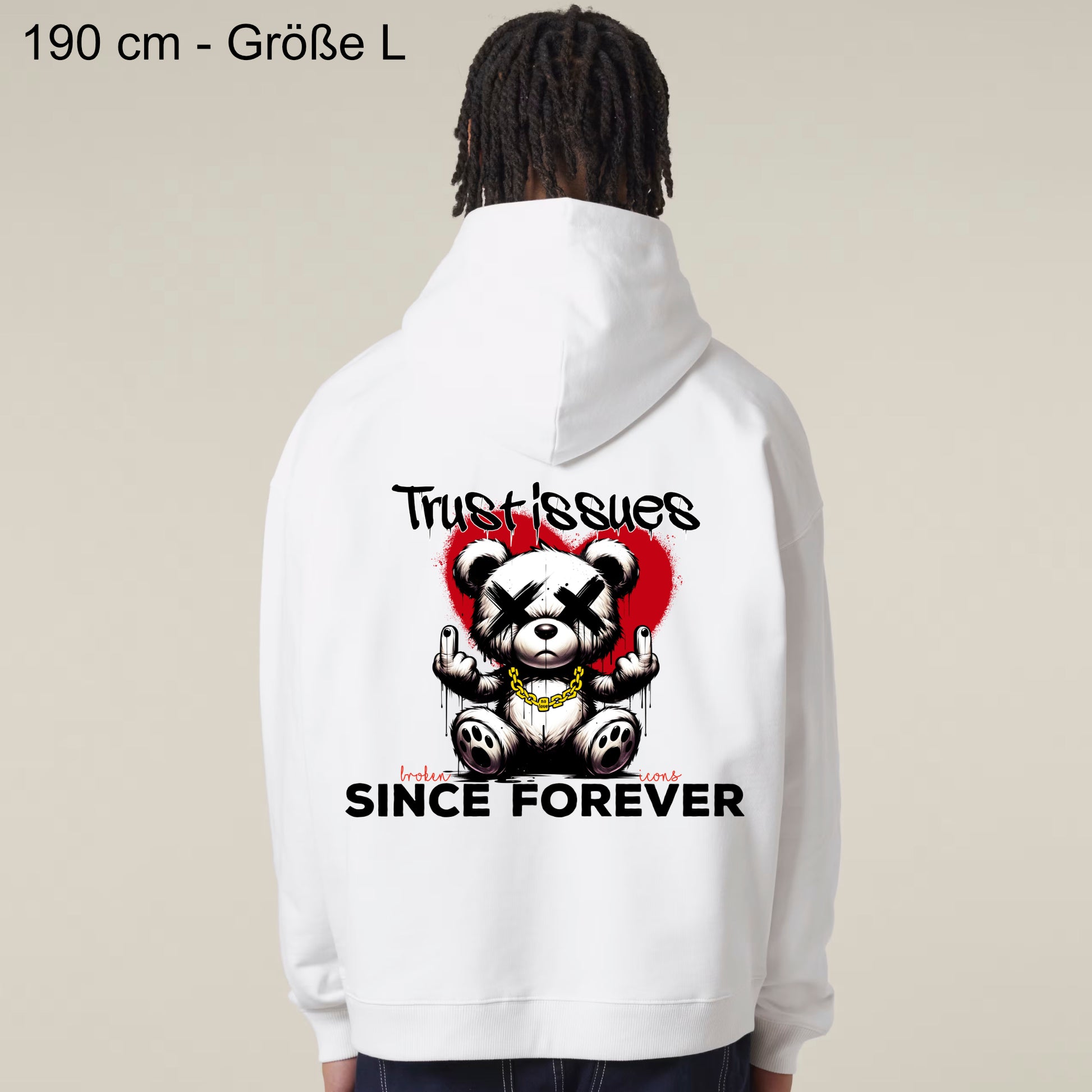 Trust Issues - Organic Heavy Oversized Unisex Hoodie