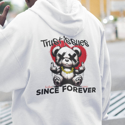 Trust Issues - Organic Heavy Oversized Unisex Hoodie