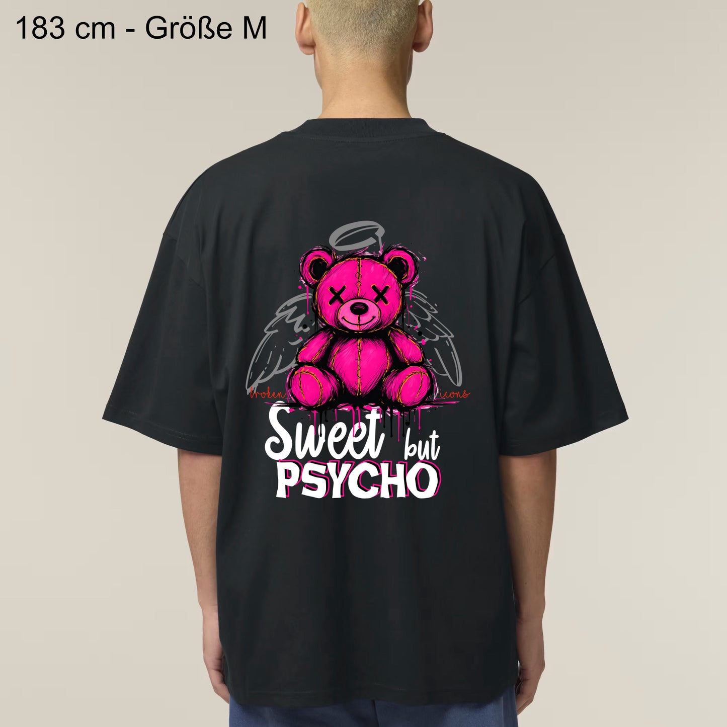 Sweet but Psycho - Organic Heavy Oversized Unisex Shirt