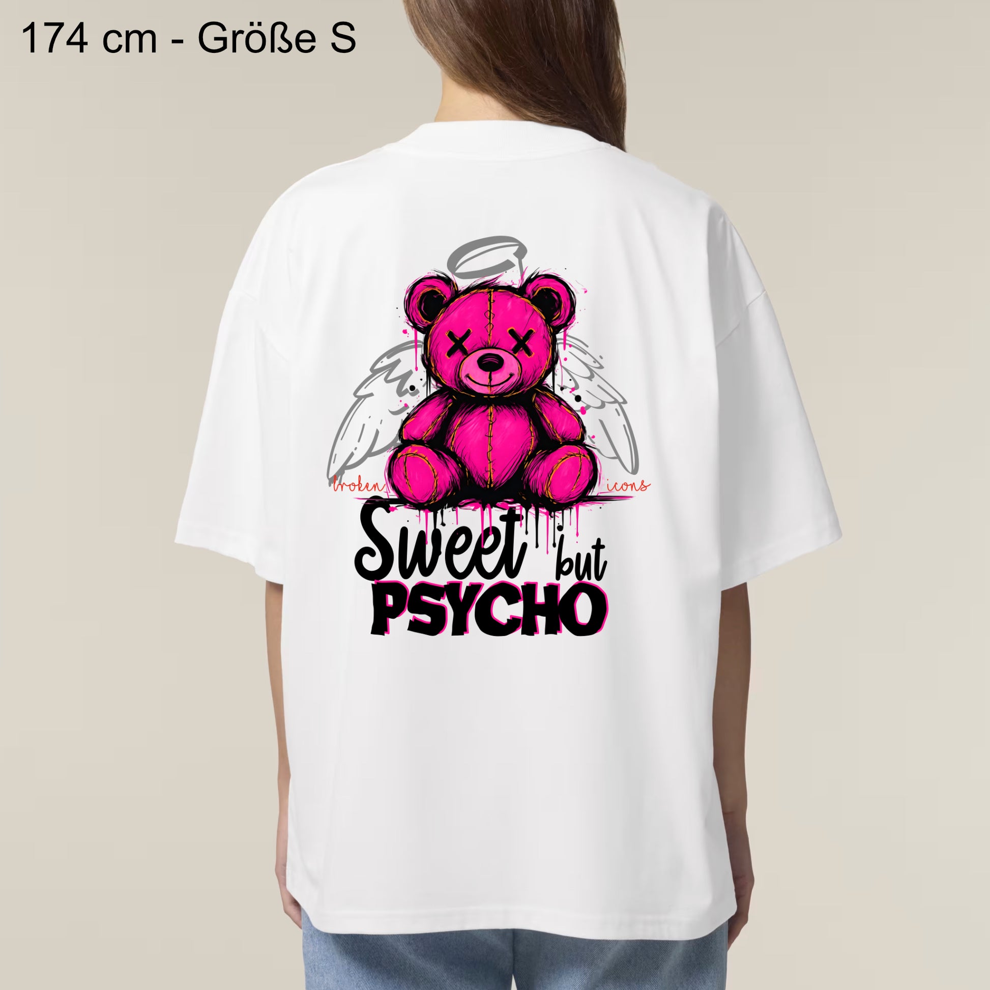 Sweet but Psycho - Organic Heavy Oversized Unisex Shirt