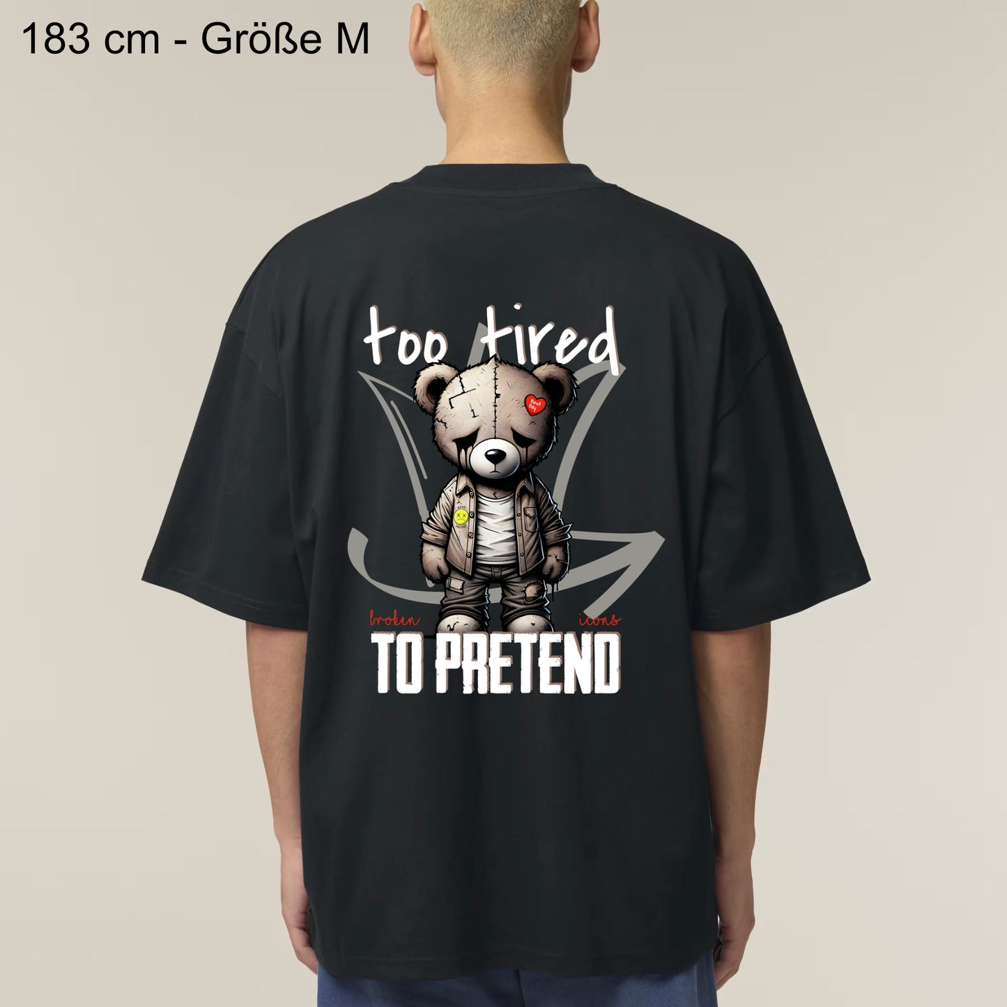 Too tired - Organic Heavy Oversized Unisex Shirt
