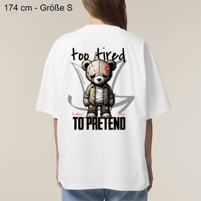 Too tired - Organic Heavy Oversized Unisex Shirt