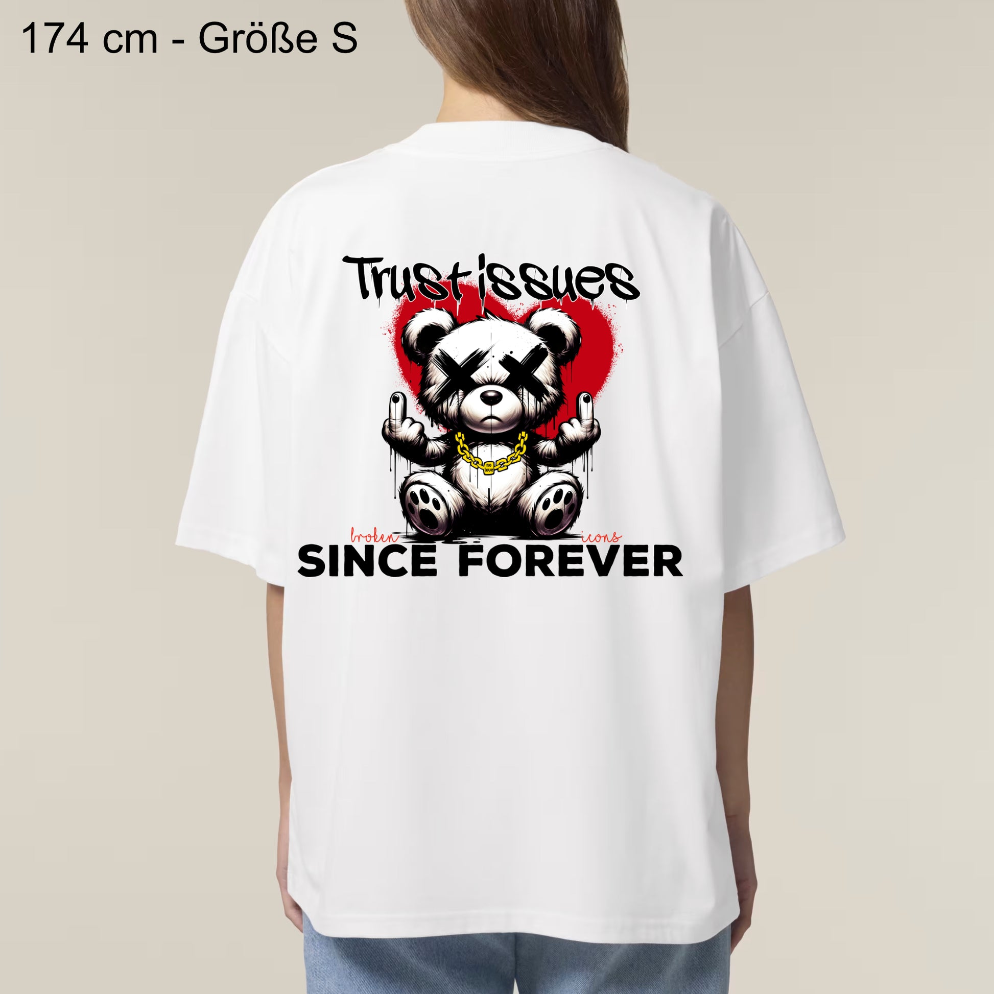 Trust Issues - Organic Heavy Oversized Unisex Shirt